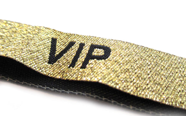 Twist4 VIP Stoff Einlassbänder - gold /schwarz