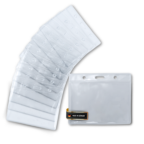 Ausweishülle Scheckkartenformat (90x60 mm) - Querformat -  twist4®