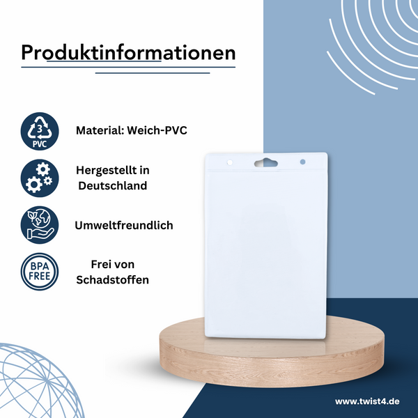 Ausweishülle DIN A6 (105 x 148 mm) - Hochformat - twist4®