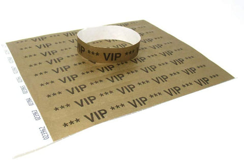 Twist4 Tyvek Einlassbänder - gold - VIP
