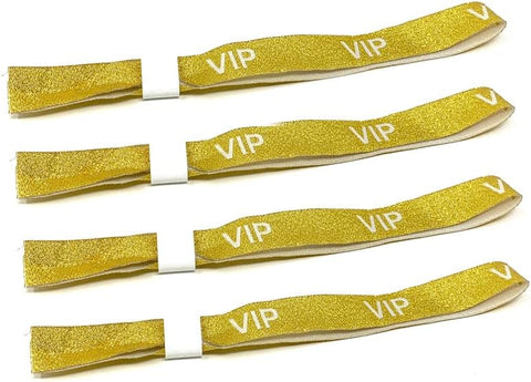 Twist4 VIP Stoff Einlassbänder - gold / weiß