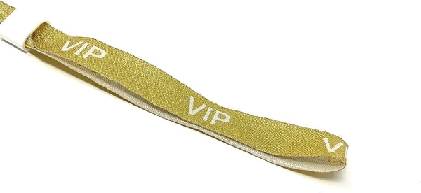 Twist4 VIP Stoff Einlassbänder - gold / weiß