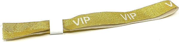 Twist4 VIP Stoff Einlassbänder - gold / weiß