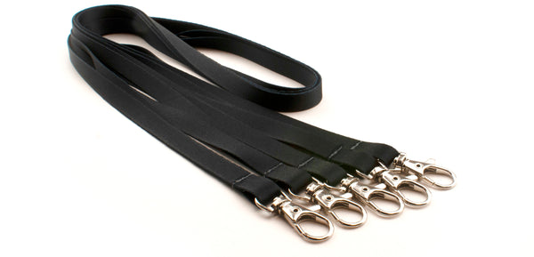 Cotton lanyards, color black